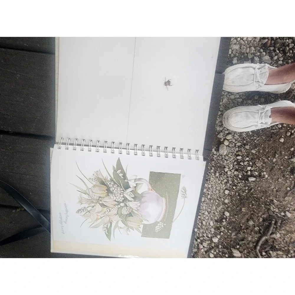 Vintage Hallmark Marjolein Bastin Nature's Sketchbook greeting card Address Book